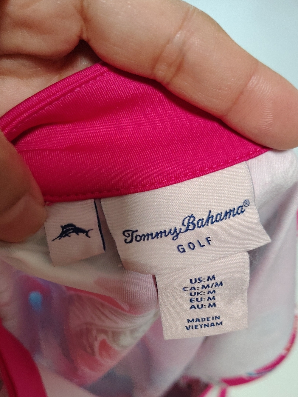 Tommy Bahama Golf Floral Sleeveless Liquid Knit Mini Dress Size M Pockets Sporty - Picture 6 of 12